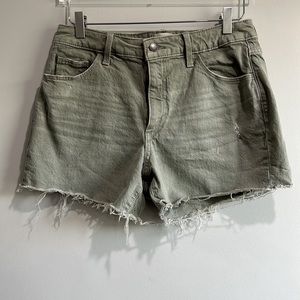 Universal Thread Vintage Midi Distressed Jean Shorts Size 10/30